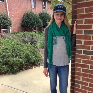 Grey color block long sleeve